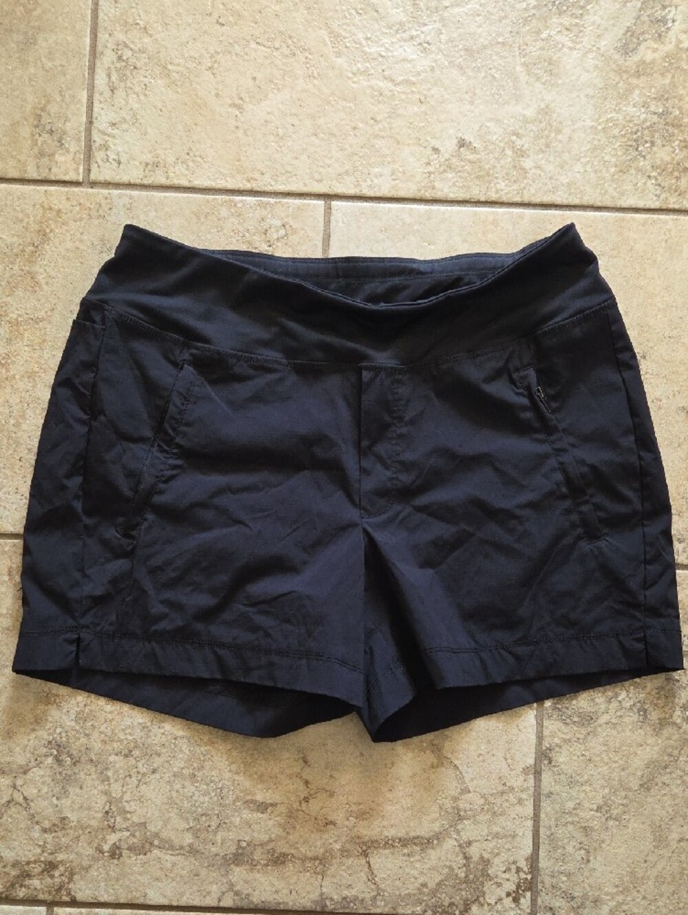 Pacific Trail Black Hiking Shorts With Zippered Pockets